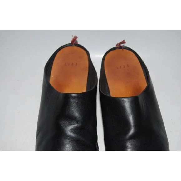 FEIT Ceremonial Handmade Mid Heel Mule – Black – EU 39 (US 8.5) – Rare - Picture 3 of 8